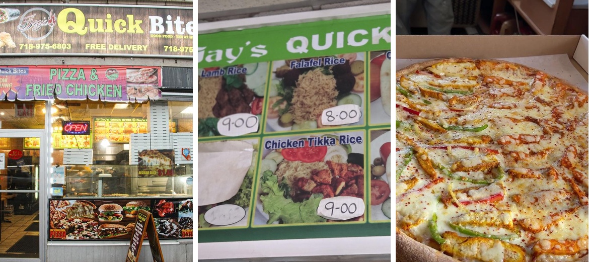 Halal Gyro Pizza Chicken Brooklyn | Jay's Quick Bites Menu